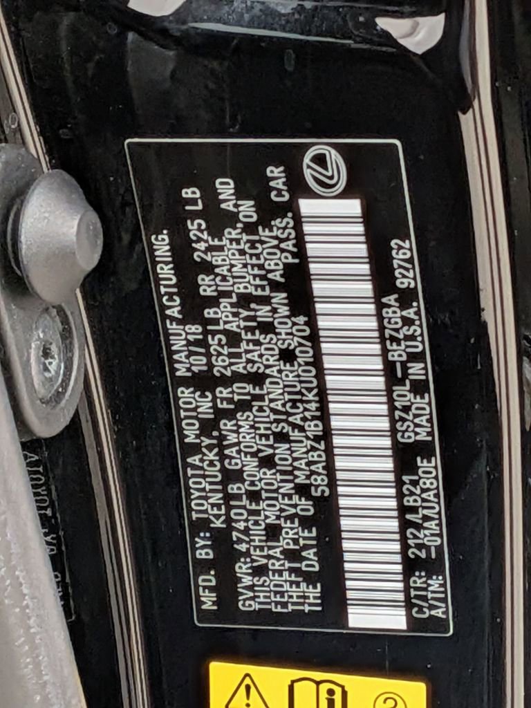 Used 2019 Lexus ES 350 w/ Accessory Package FWD image 34