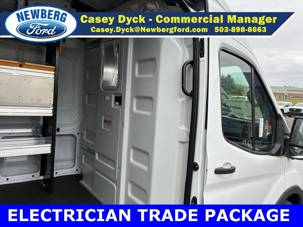 New 2025 Ford Transit 350 148 High Roof AWD w/ Electrician Trade Package image 15