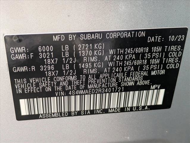 Certified 2024 Subaru Ascent Premium w/ Convenience Package image 24