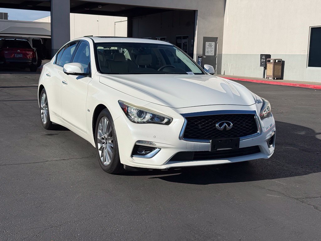 Used 2020 INFINITI Q50 Luxe w/ Essential Package (3.0T Luxe) RWD image 1