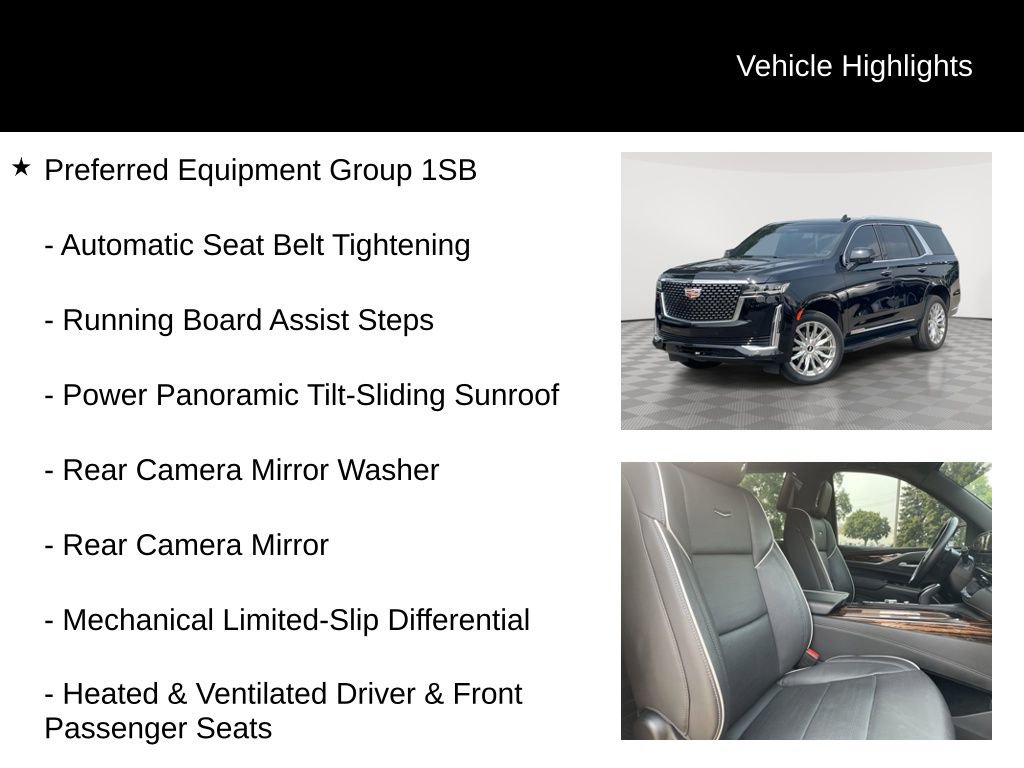 Used 2024 Cadillac Escalade Premium Luxury w/ LPO, Floor Liner Package image 7