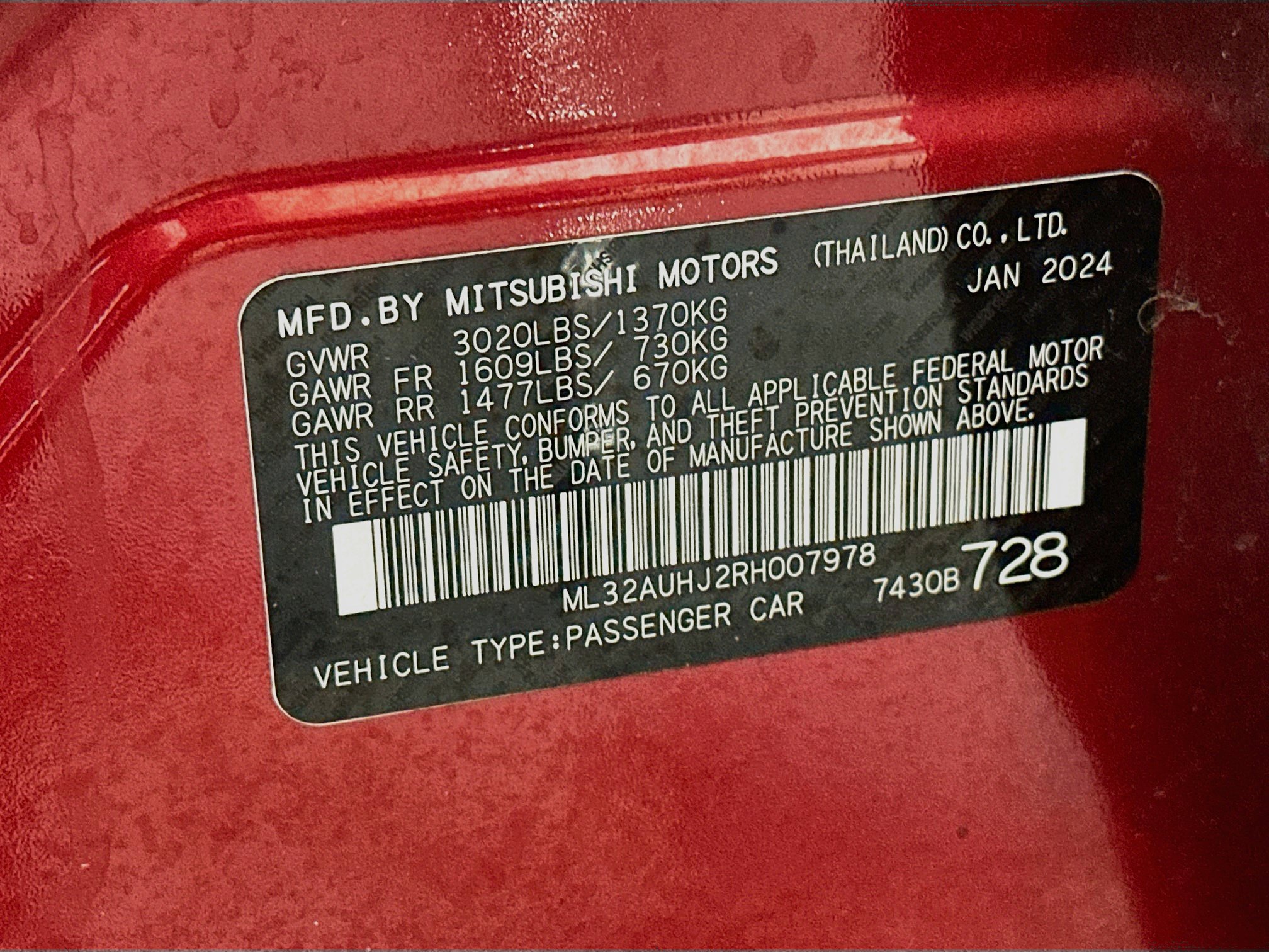 Used 2024 Mitsubishi Mirage ES FWD image 12