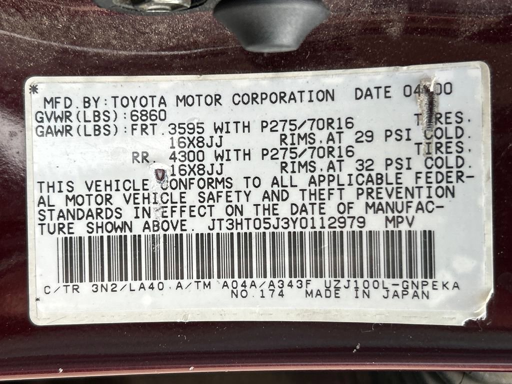 Used 2000 Toyota Land Cruiser image 31