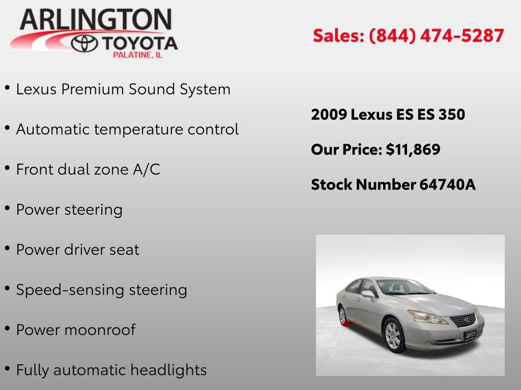 Used 2009 Lexus ES 350 image 6