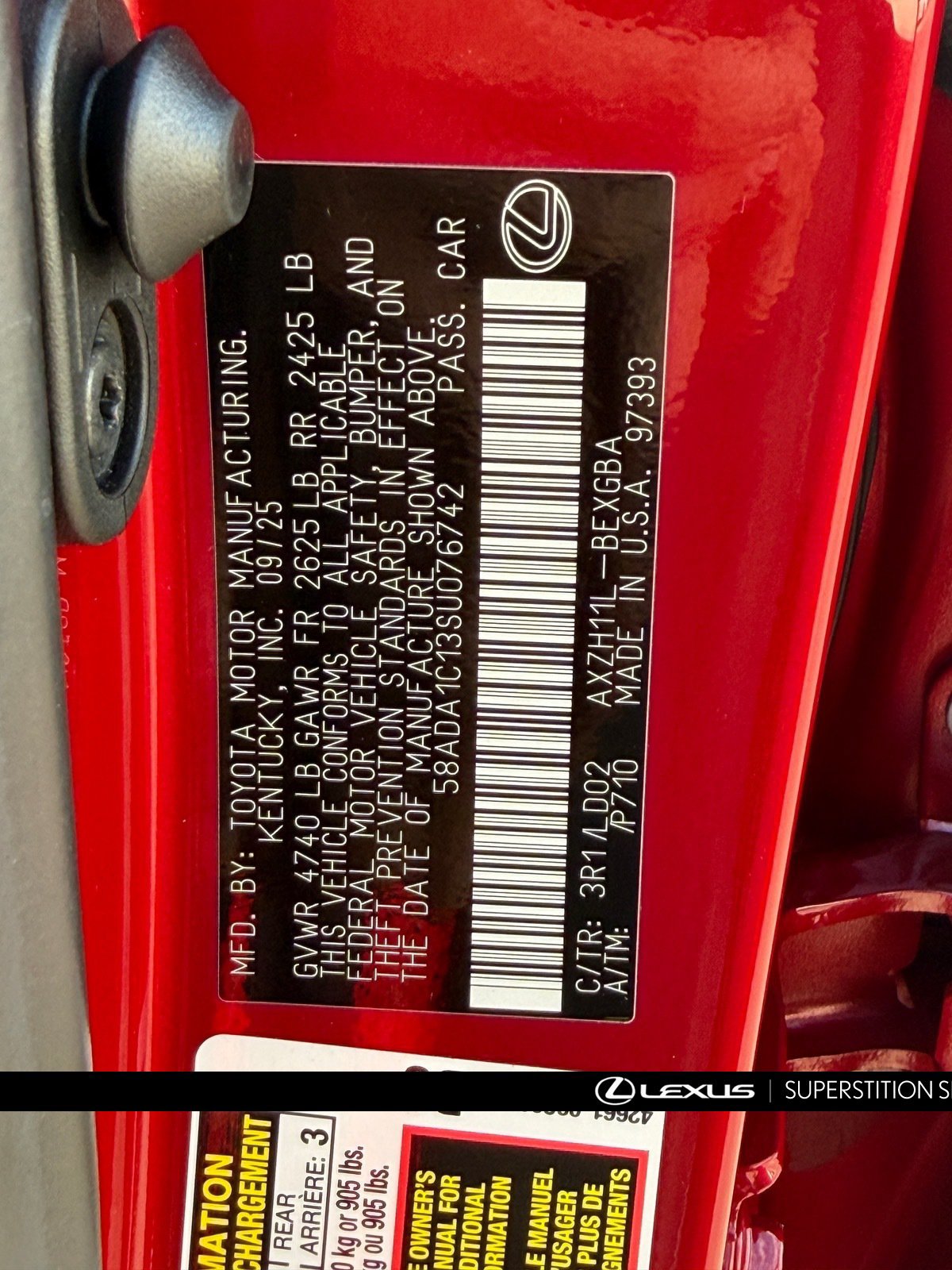 Certified 2025 Lexus ES 300h w/ Premium Package FWD image 32