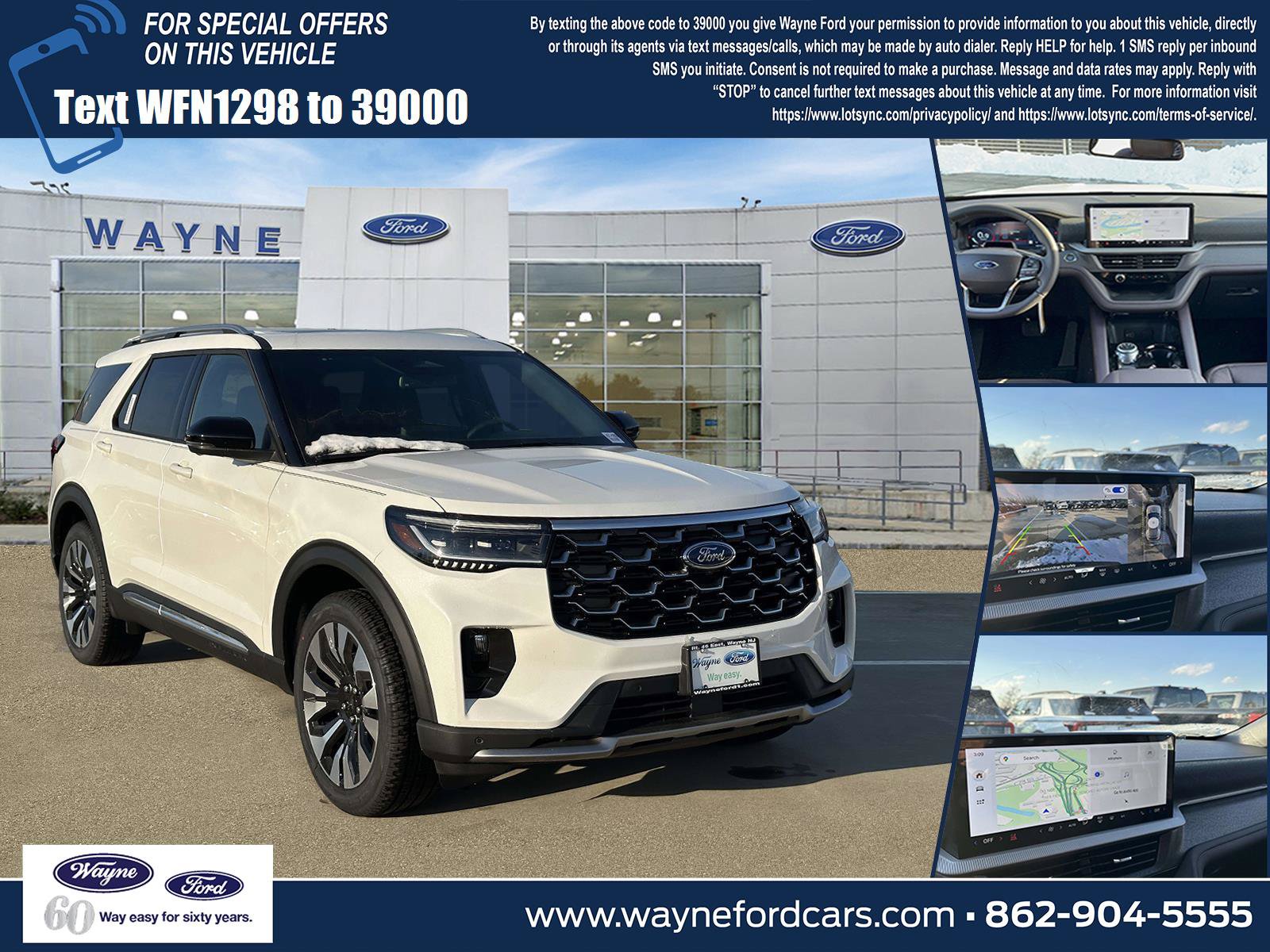 New 2026 Ford Explorer Platinum w/ LUX Leather Package