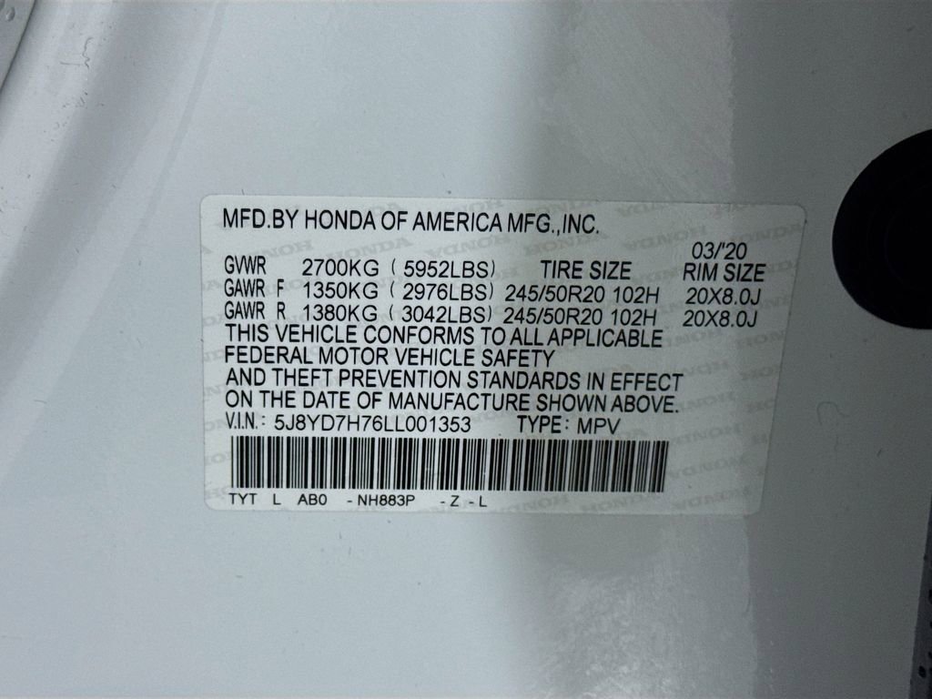 Used 2020 Acura MDX Sport Hybrid w/ Advance Pkg AWD/4WD image 46
