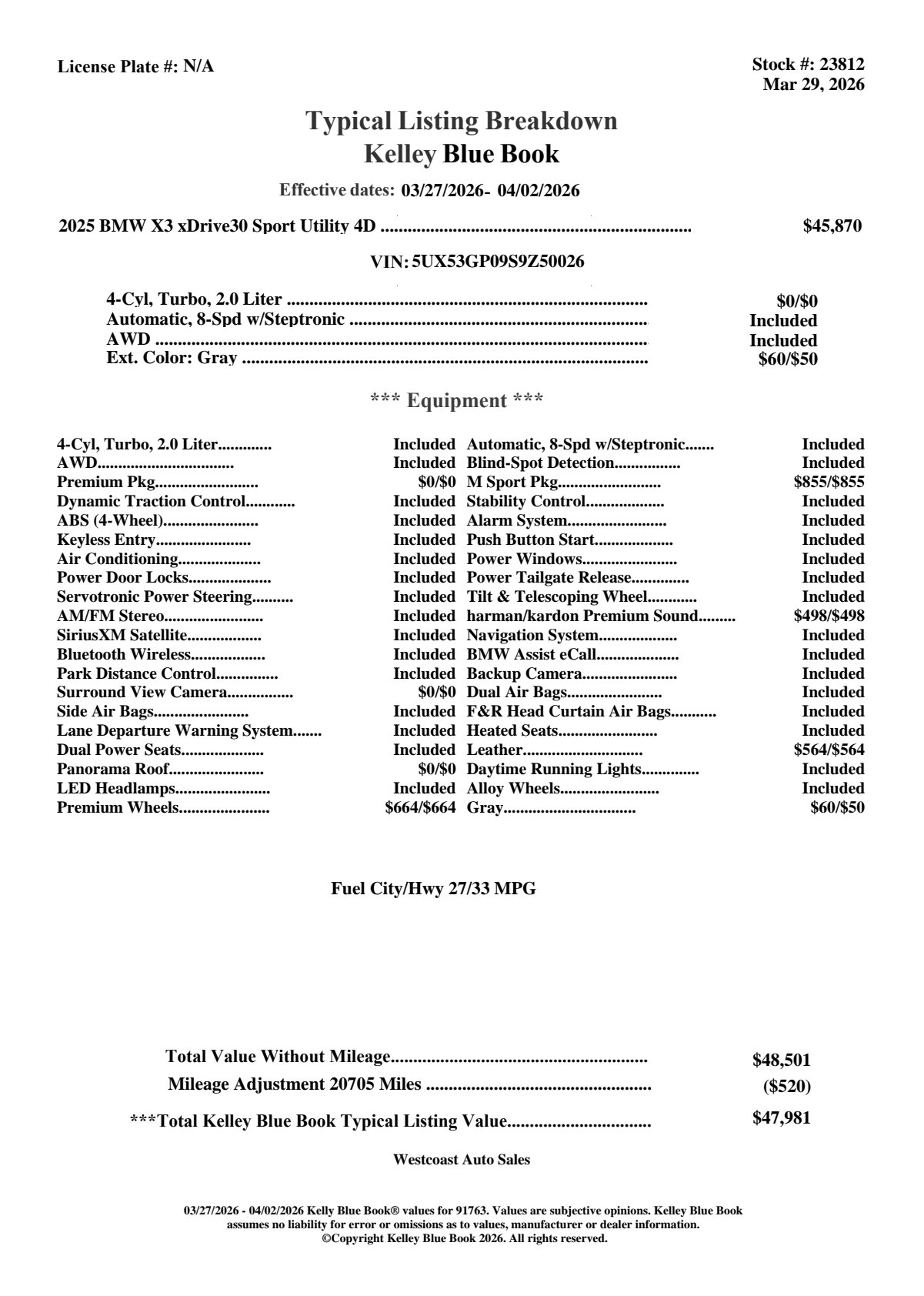 Used 2025 BMW X3 xDrive30i image 4