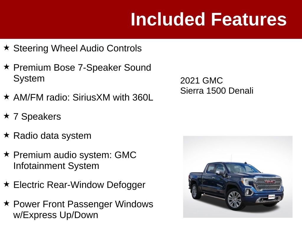 Used 2021 GMC Sierra 1500 Denali w/ Denali Ultimate Package AWD/4WD image 4