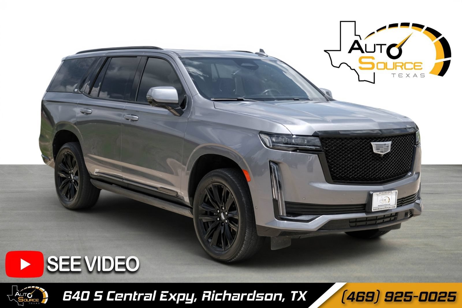 Used 2021 Cadillac Escalade Sport w/ Driver Assist Tech Package AWD/4WD video 1