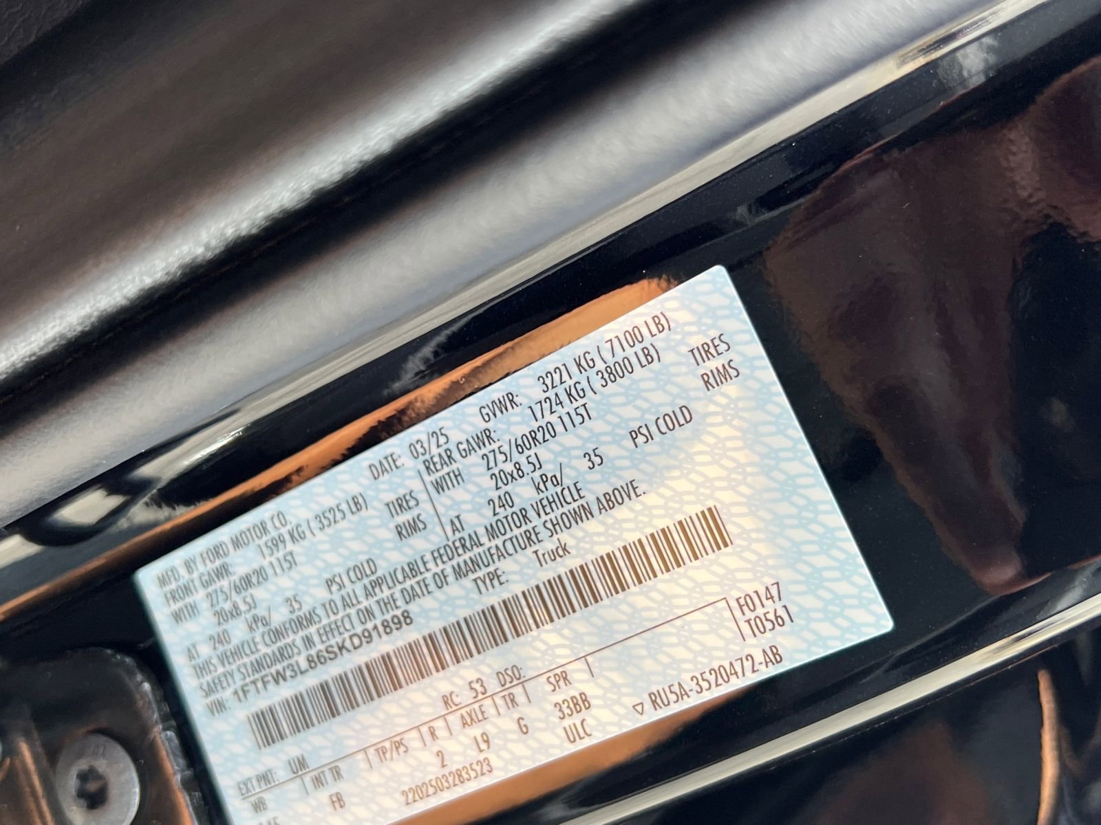 New 2025 Ford F150 XLT w/ Equipment Group 302A MID image 30