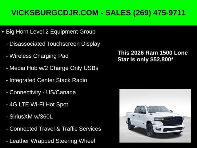 New 2026 RAM 1500 4x4 Crew Cab image 32