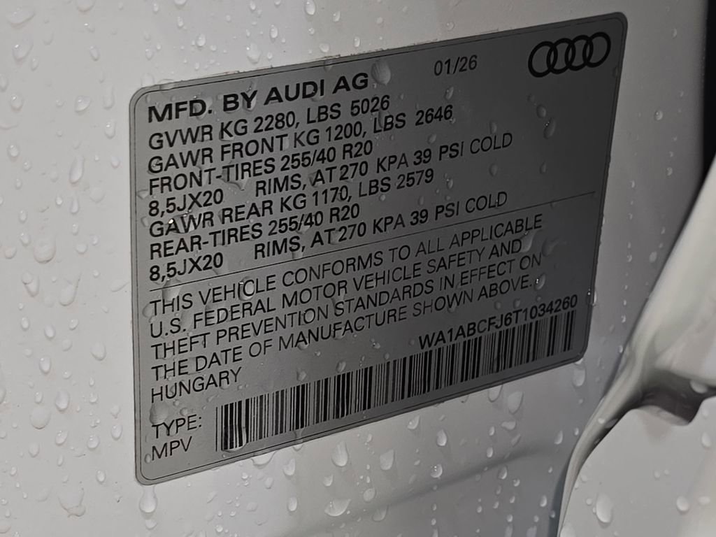 New 2026 Audi Q3 quattro 2.0T image 36