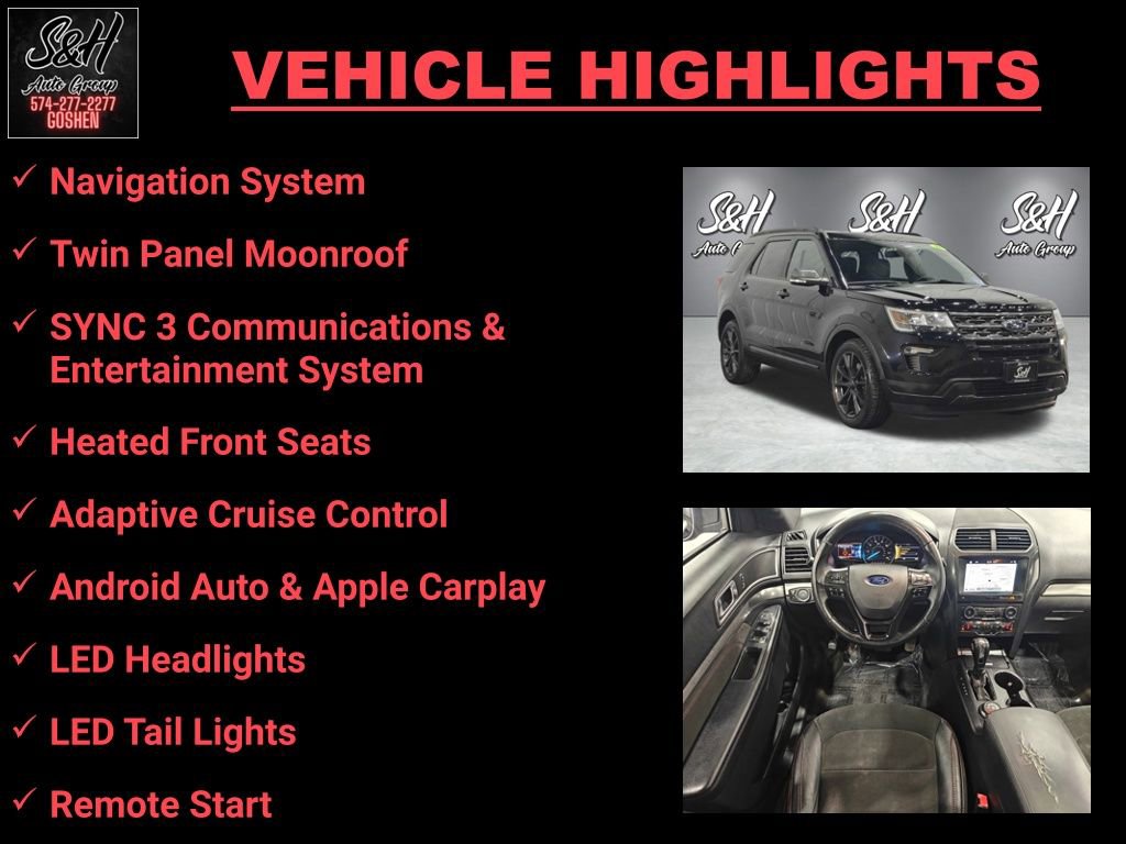 Used 2018 Ford Explorer XLT w/ XLT Appearance Package image 3