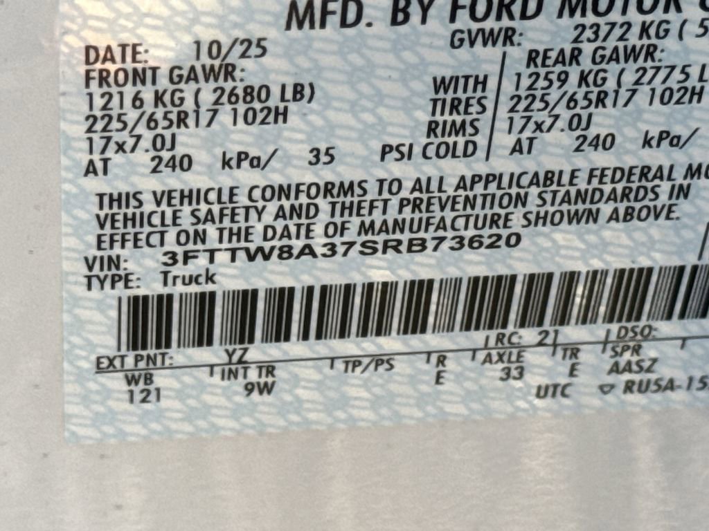 New 2025 Ford Maverick XL image 30