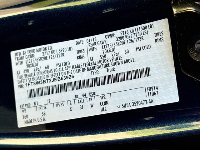 Used 2018 Ford F350 Lariat w/ Lariat Value Package image 32