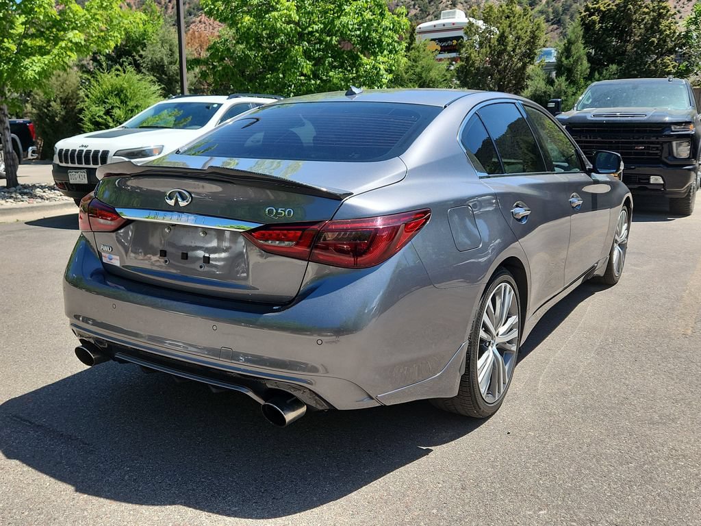 Used 2021 INFINITI Q50 Sensory w/ Cargo Package AWD/4WD image 3
