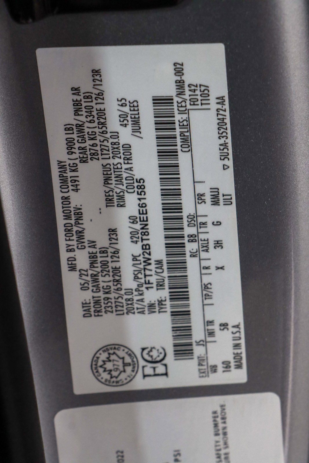 Used 2022 Ford F250 Lariat w/ Black Appearance Pkg image 34