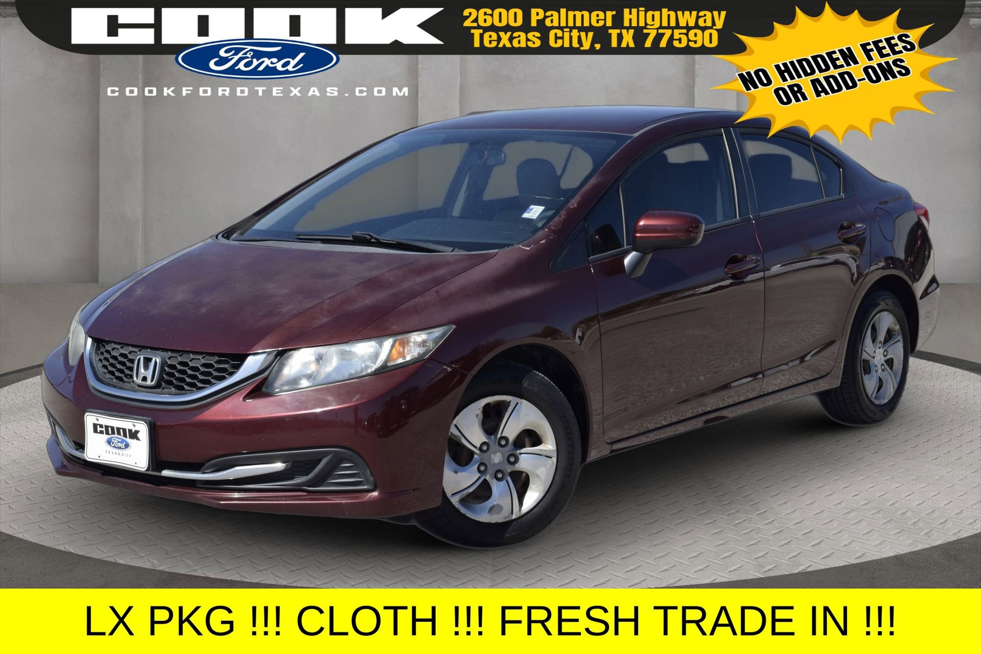 Used 2014 Honda Civic LX