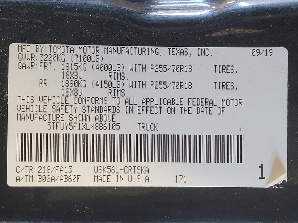 Used 2020 Toyota Tundra SR AWD/4WD image 33