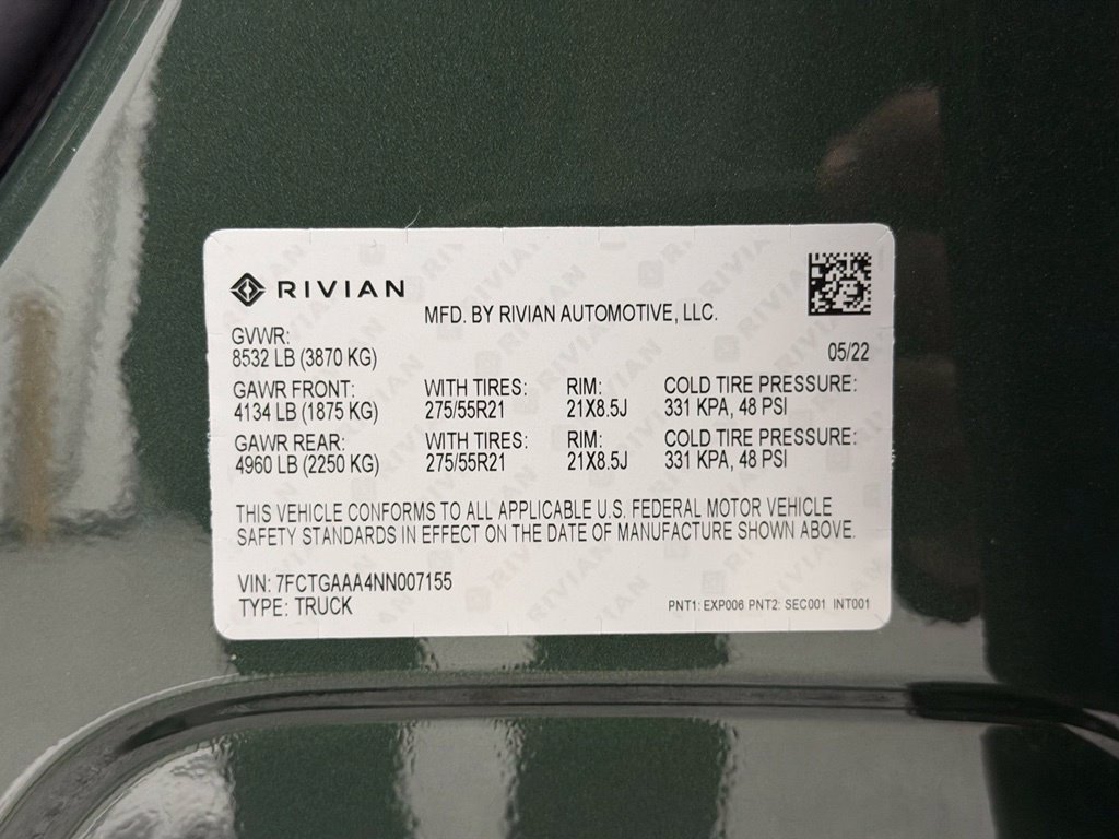 Used 2022 Rivian R1T Adventure AWD/4WD image 38