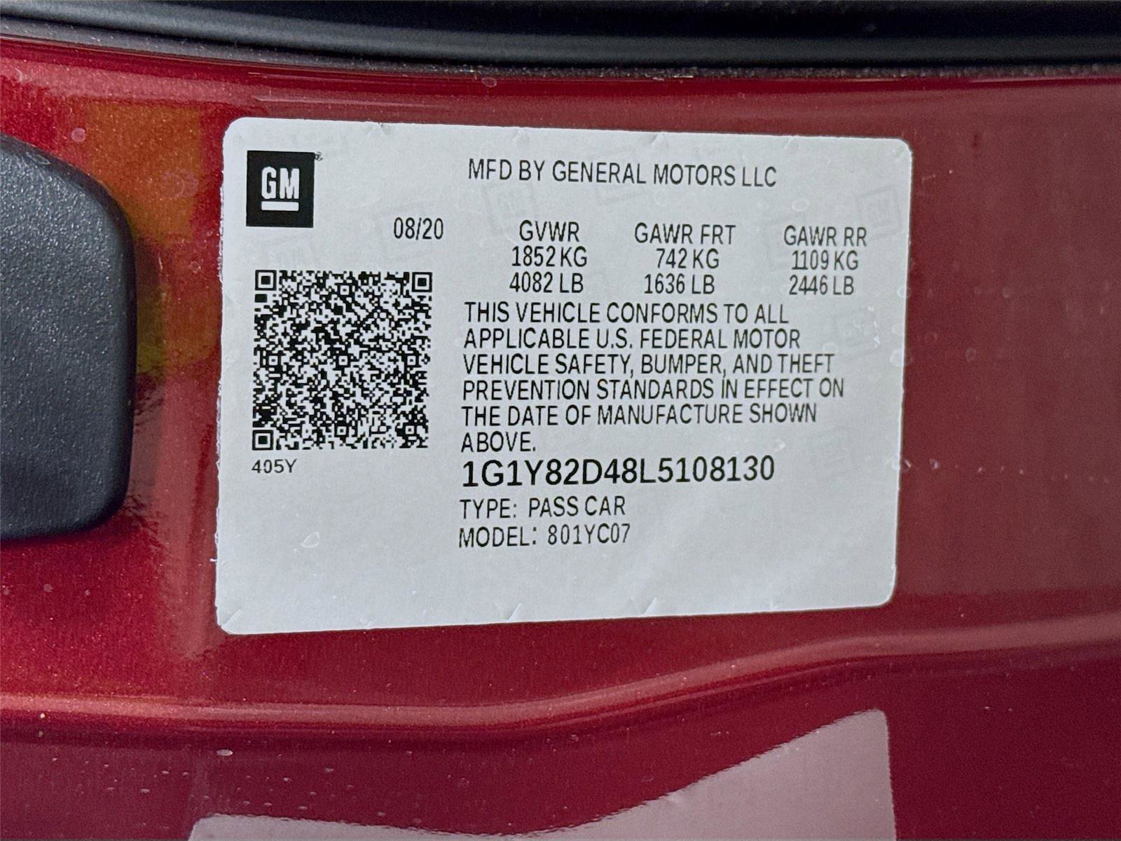 Used 2020 Chevrolet Corvette Stingray Premium Cpe w/ 3LT Preferred Equipment Group RWD image 25