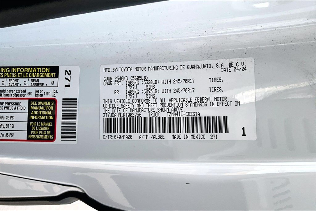 Used 2024 Toyota Tacoma SR RWD image 33