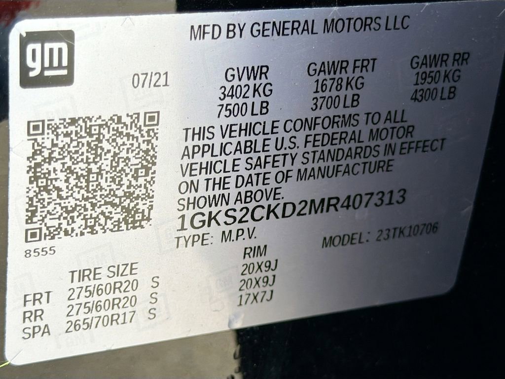 Used 2021 GMC Yukon AT4 w/ Technology Package image 50