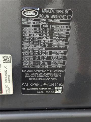 Certified 2023 Land Rover Range Rover SE AWD/4WD image 21