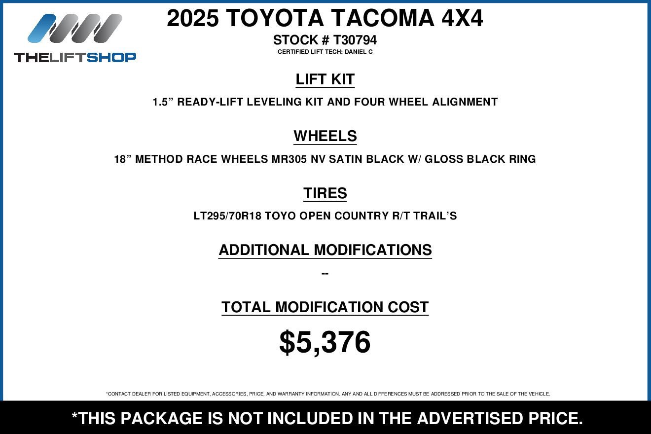 Used 2025 Toyota Tacoma TRD Off-Road image 2