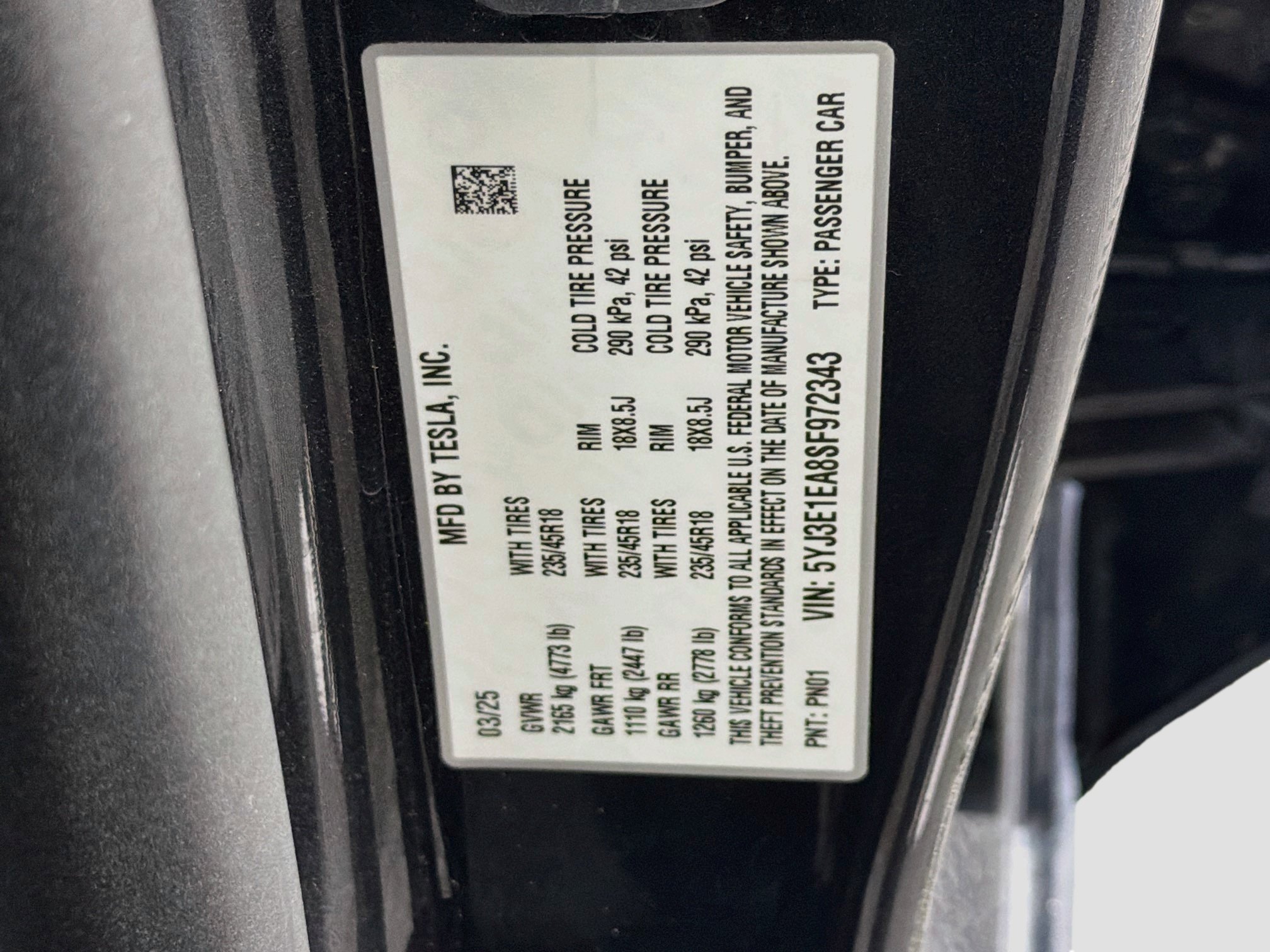 Used 2025 Tesla Model 3 Long Range RWD image 12