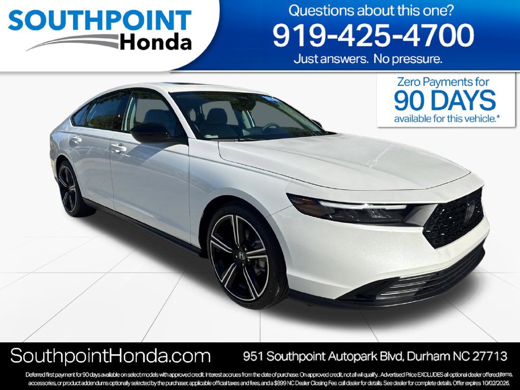 Certified 2026 Honda Accord SE image 1