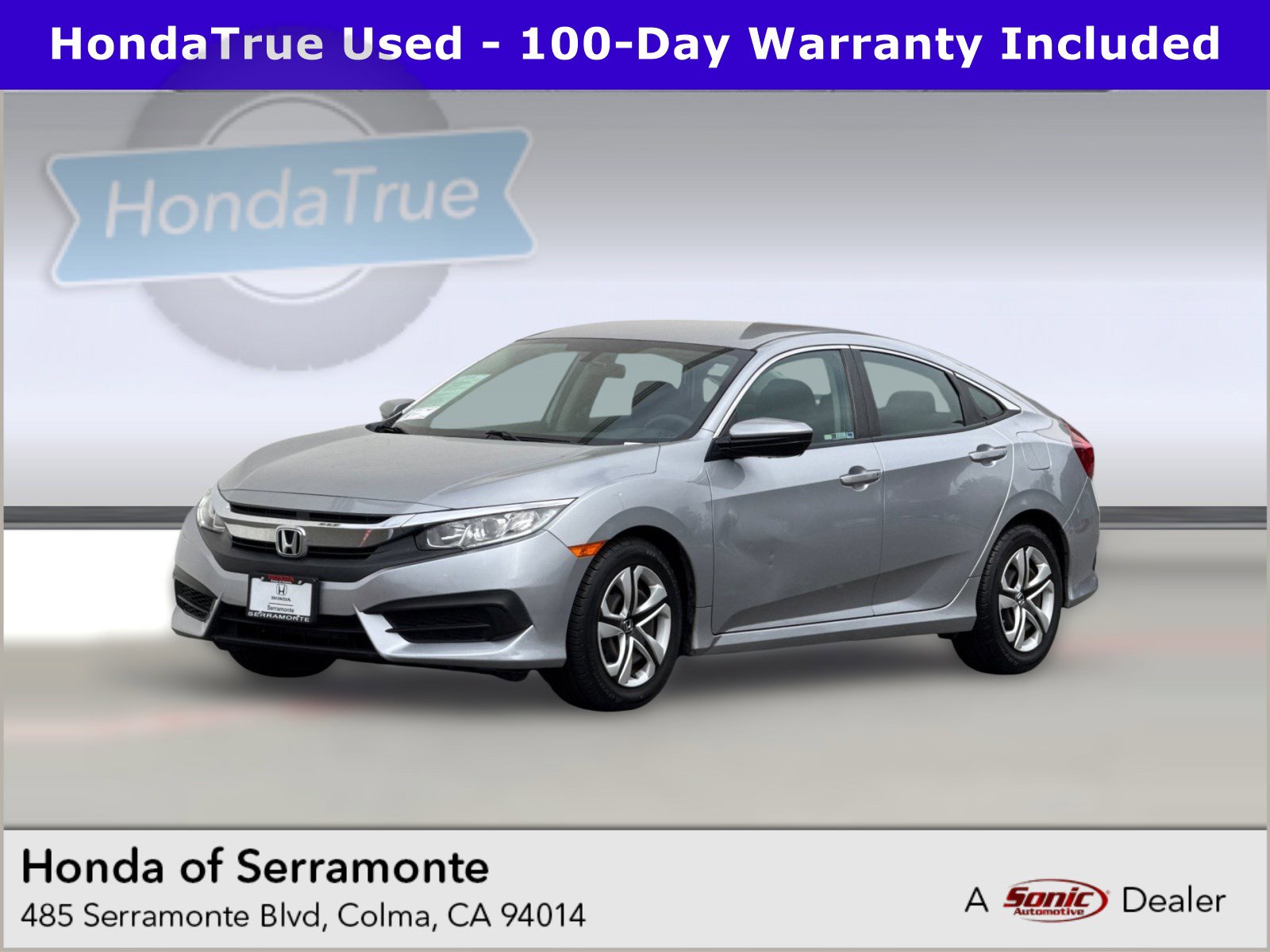 Certified 2018 Honda Civic LX image 1