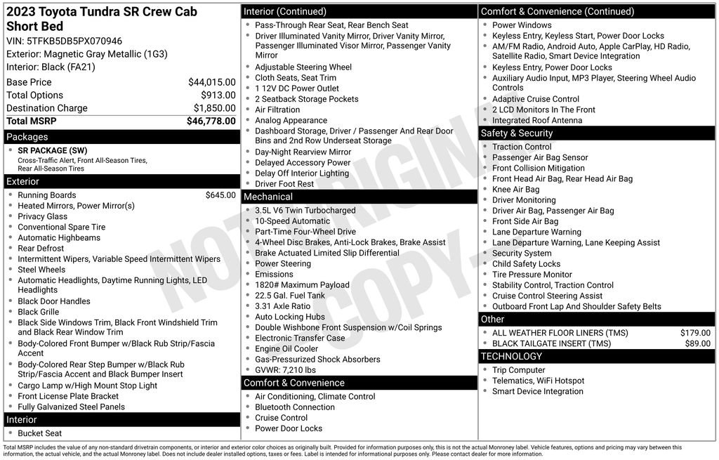 Used 2023 Toyota Tundra SR image 4
