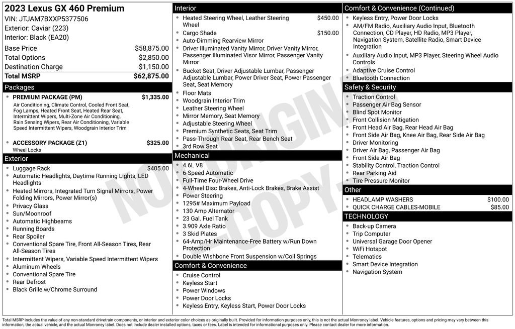 Used 2023 Lexus GX 460 Premium w/ Premium Package image 36