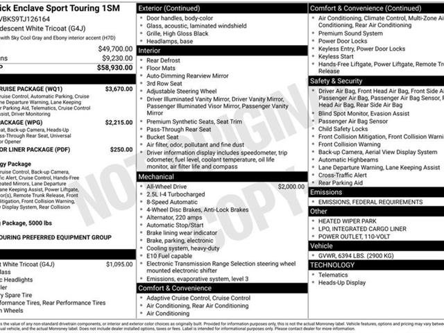 New 2026 Buick Enclave Sport Touring w/ Super Cruise Package image 41