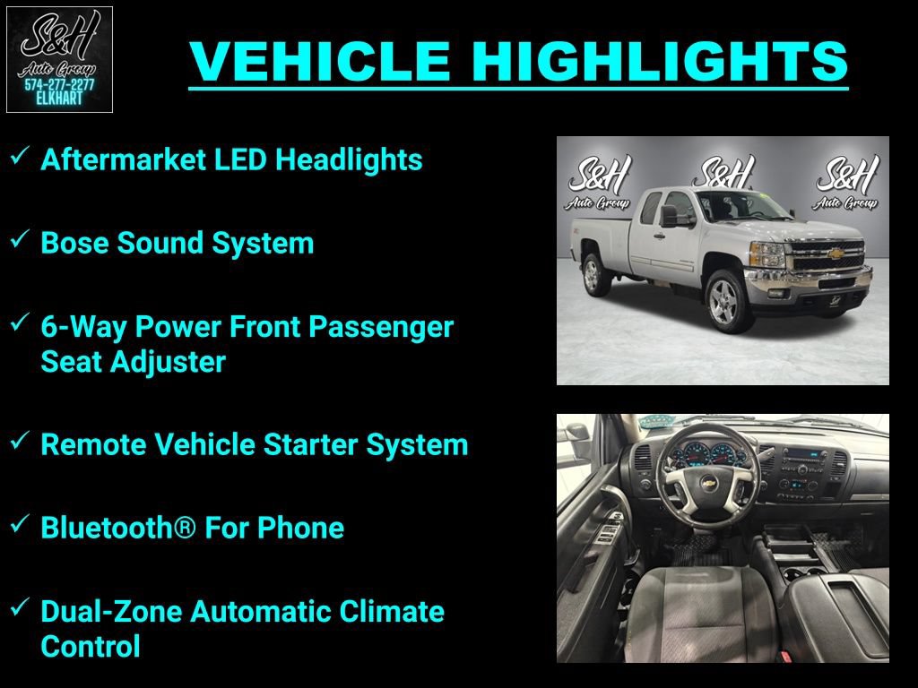 Used 2013 Chevrolet Silverado 2500 LT w/ Interior Plus Package AWD/4WD image 3