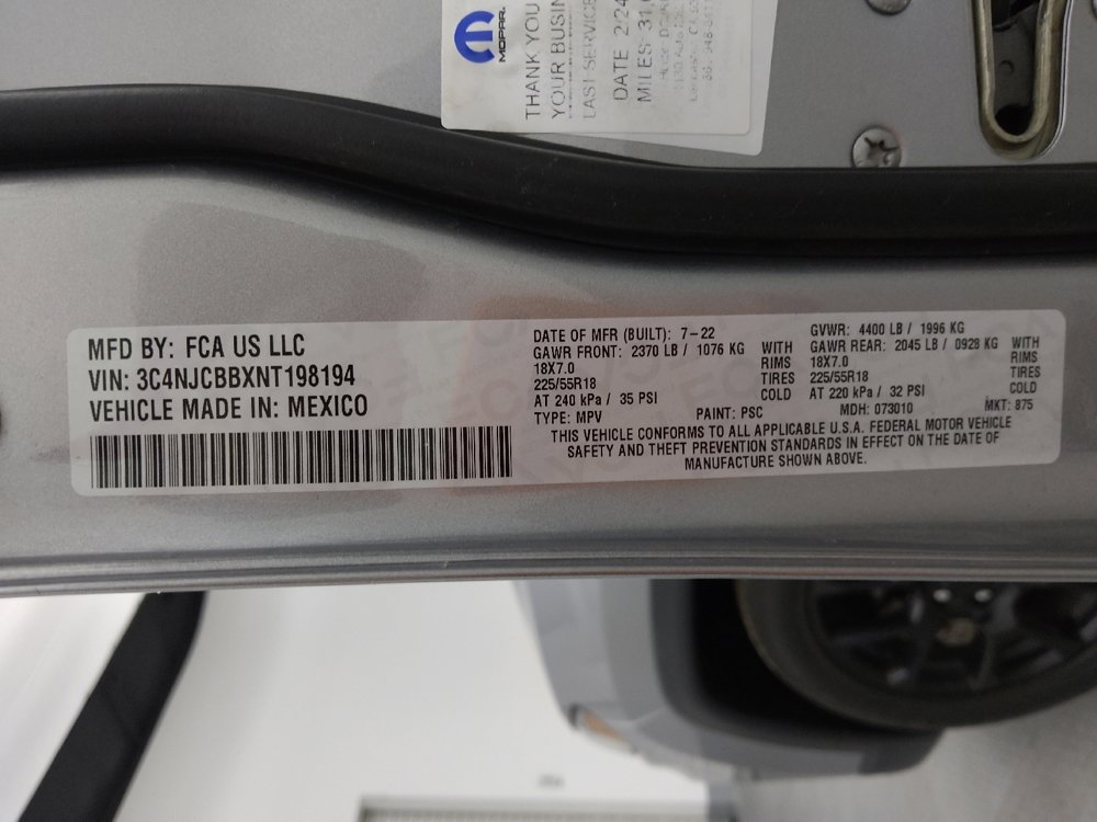 Used 2022 Jeep Compass Altitude w/ Convenience Group image 33