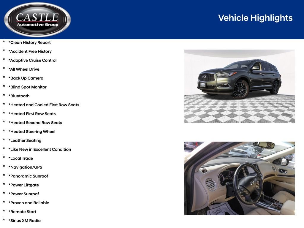 Used 2016 INFINITI QX60 Base w/ Deluxe Technology Package image 4