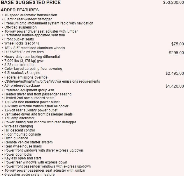 Certified 2019 GMC Sierra 1500 AT4 w/ AT4 Preferred Package AWD/4WD image 2