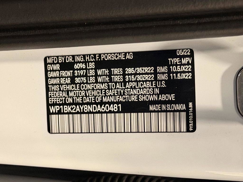 Certified 2022 Porsche Cayenne Turbo GT AWD/4WD image 25