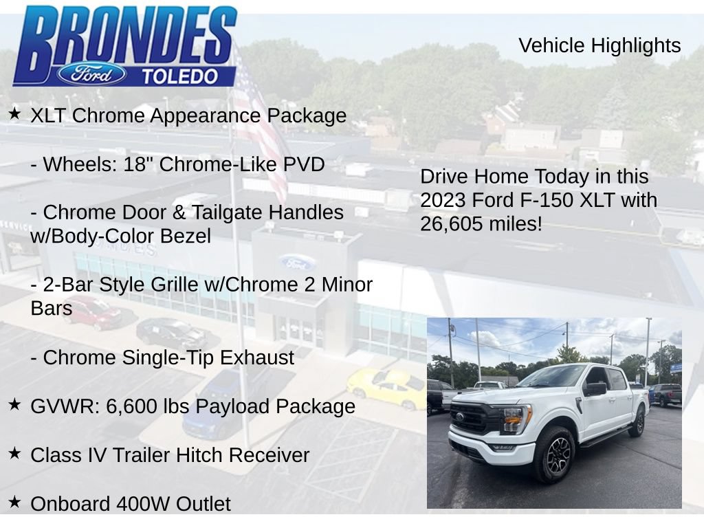 Used 2023 Ford F150 XLT w/ Equipment Group 302A High AWD/4WD image 27