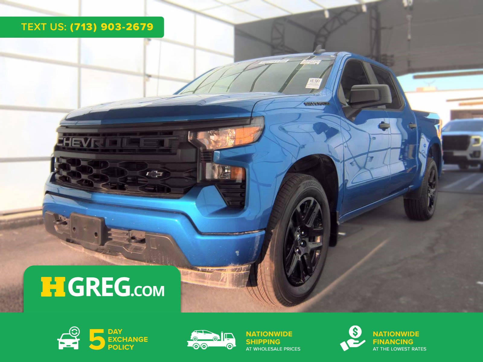 Used 2023 Chevrolet Silverado 1500 Custom w/ LPO, Dark Essentials Package
