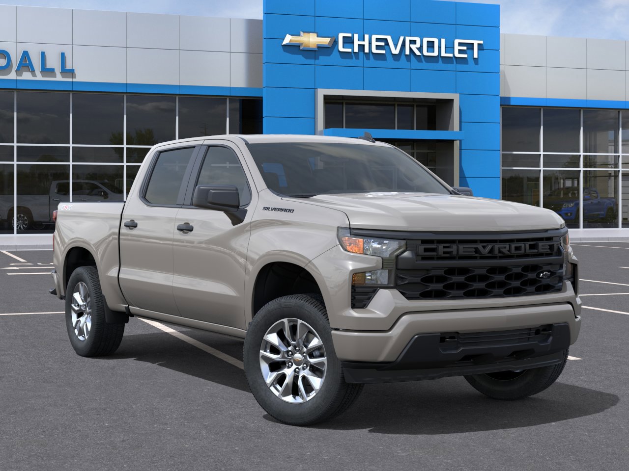 New 2026 Chevrolet Silverado 1500 Custom w/ LPO, Dark Essentials Package AWD/4WD image 7