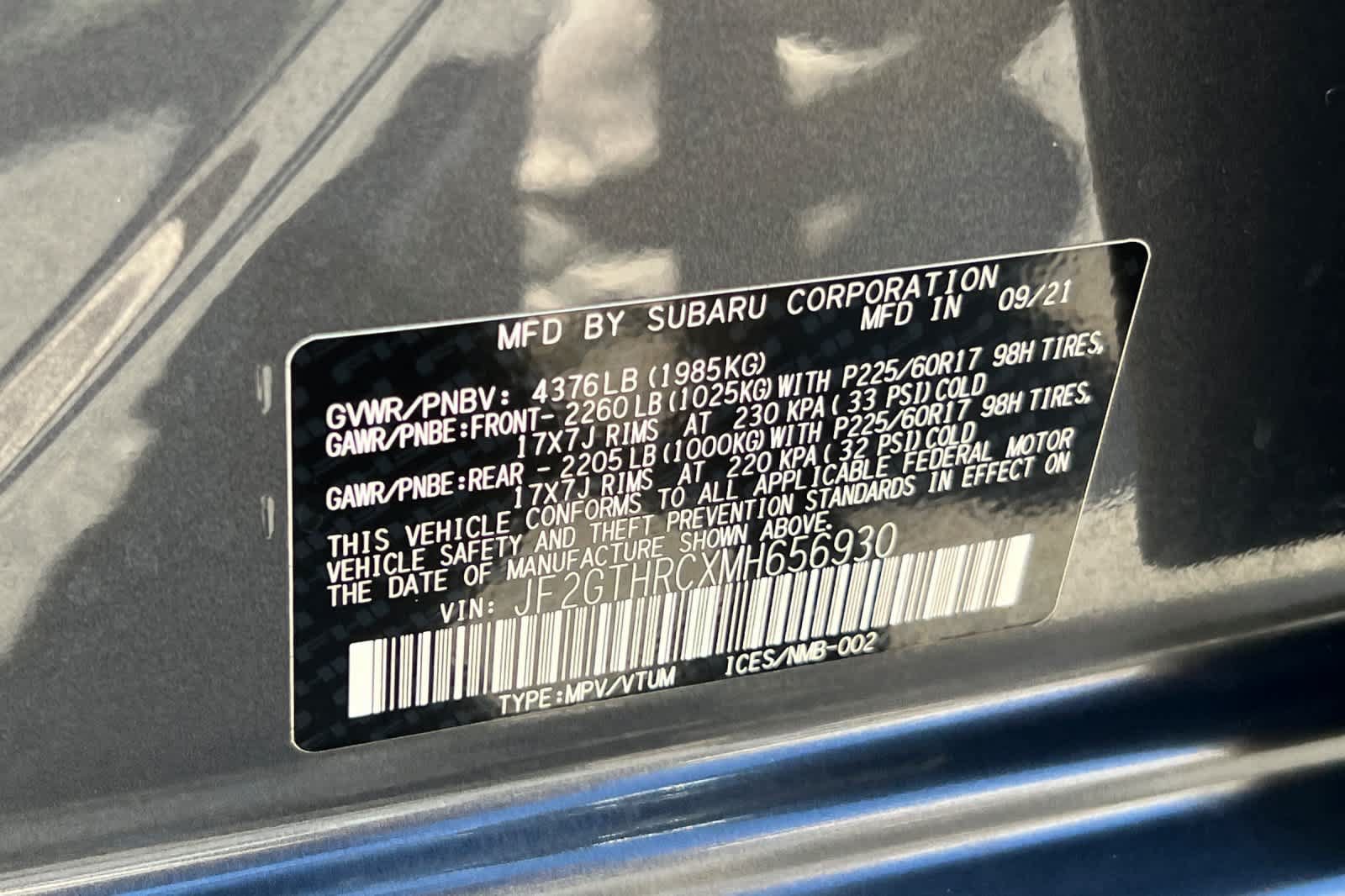 Used 2021 Subaru Crosstrek 2.5i Sport AWD/4WD image 32