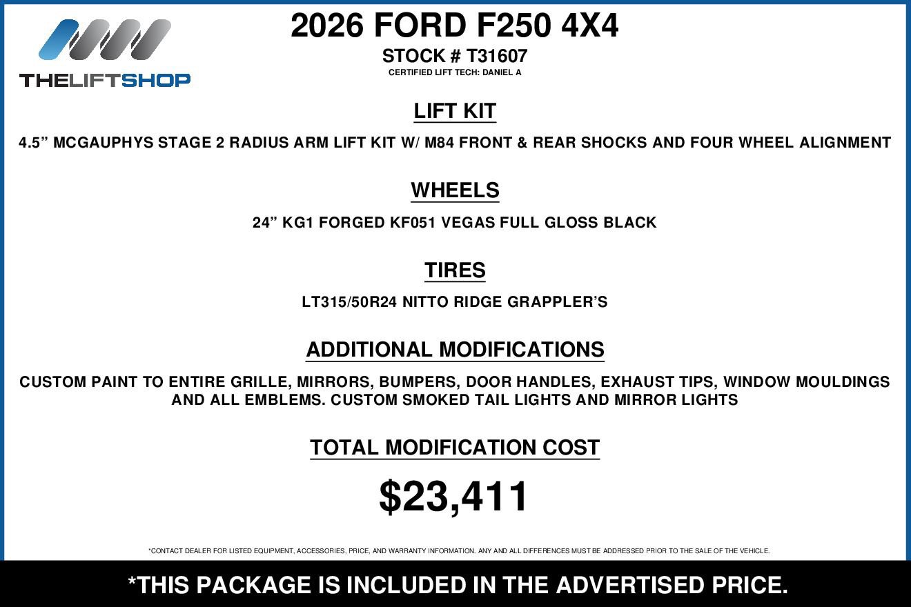 Used 2026 Ford F250 King Ranch w/ Chrome Package image 2