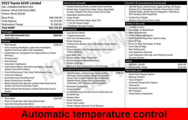 Used 2023 Toyota bZ4X AWD w/ Weather Package image 20