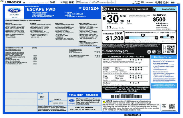 Used 2022 Ford Escape SE FWD image 5