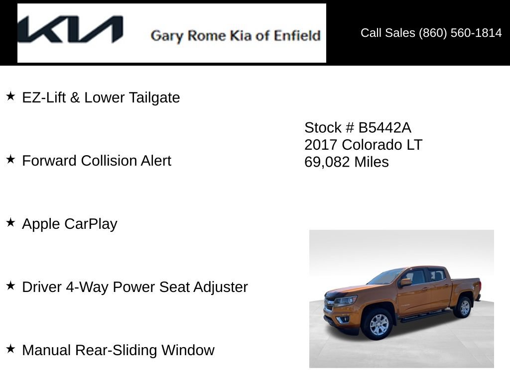 Used 2017 Chevrolet Colorado LT w/ LT Convenience Package RWD image 30
