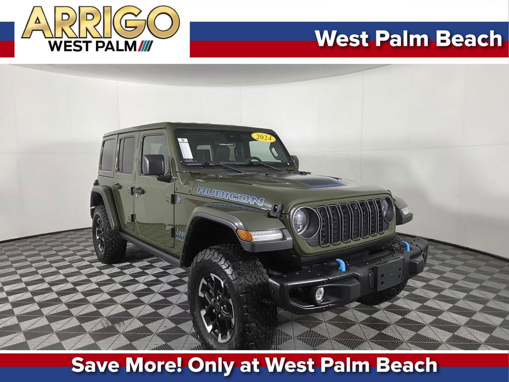 Used 2024 Jeep Wrangler Unlimited Rubicon 4xe AWD/4WD image 1